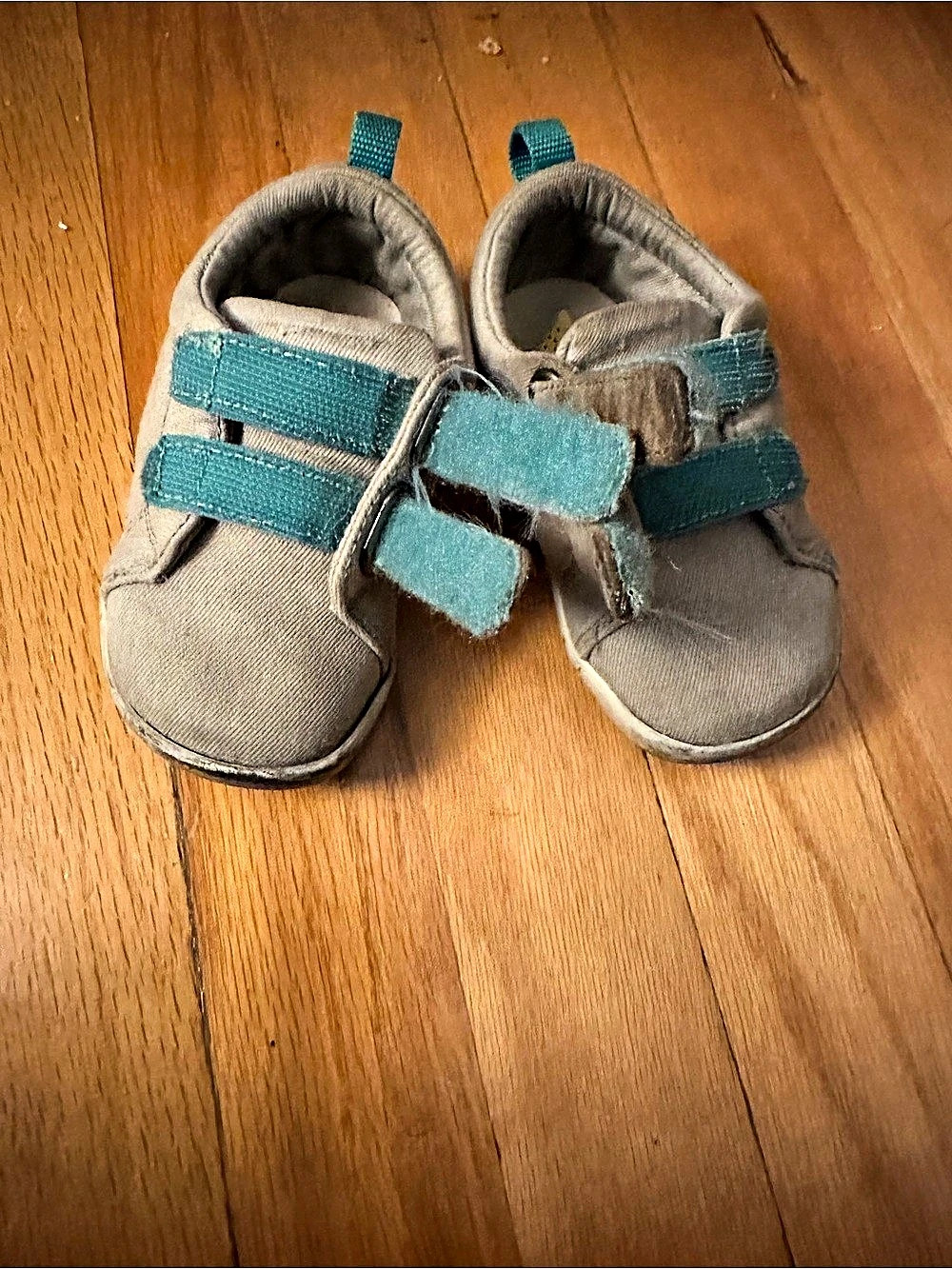 Ten Little Everyday Original Sneakers Gray & Blue Baby US 6.5